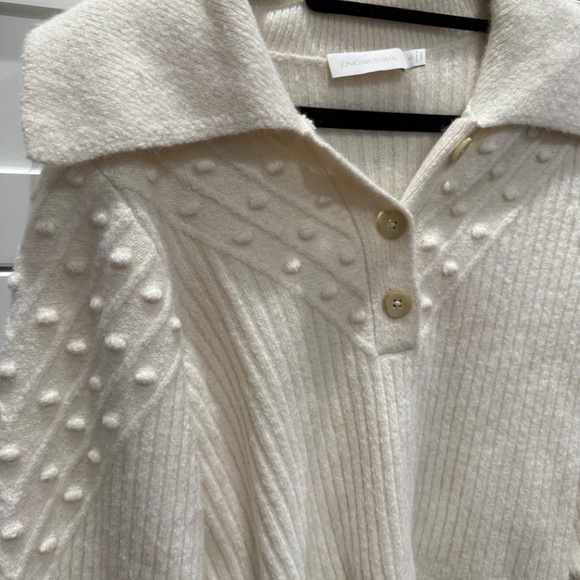 Jonathan Simkhai Jasmine Cropped Sweater cream - Picture 4 of 5